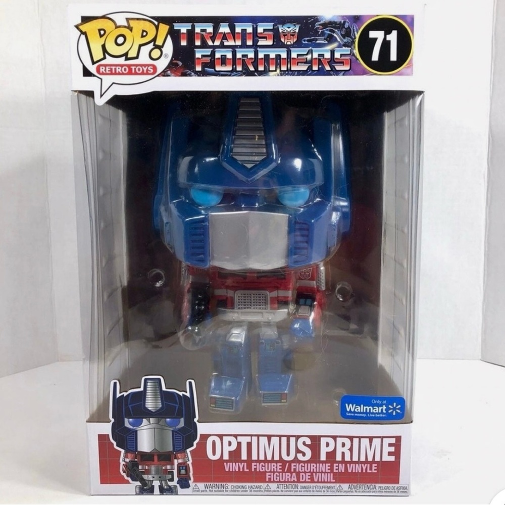 Funko Pop! Transformers #71 Optimus Prime - 10” inches.